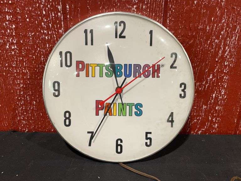 Pittsburgh Paints Clock image
