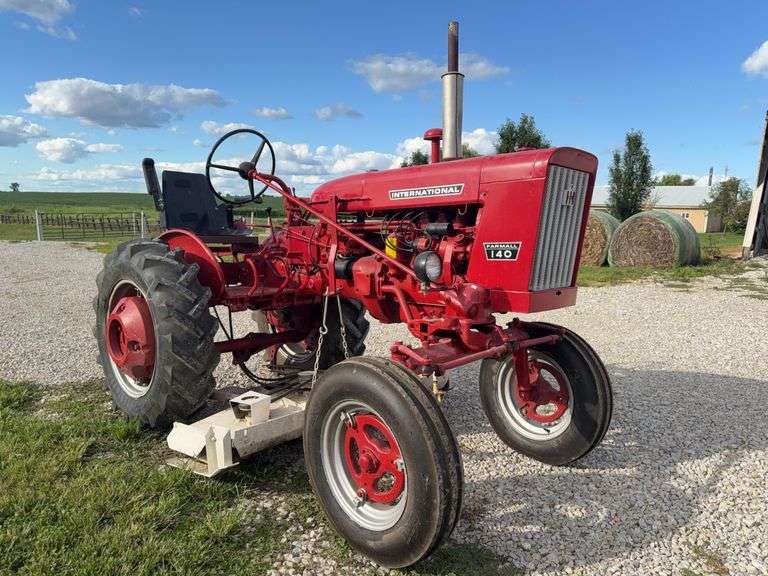Farmall 140 with Belly Mower image