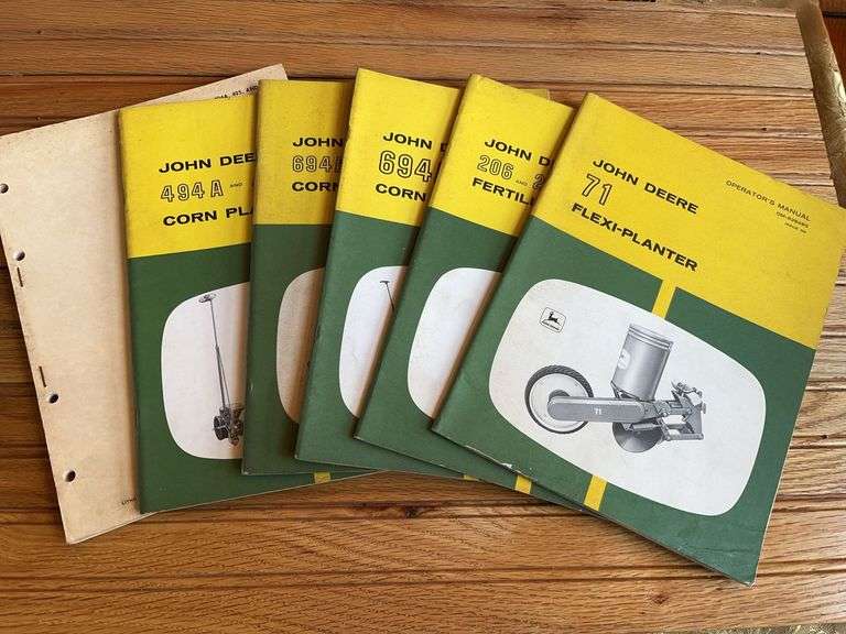 (6) John Deere Corrn Planter Manuals image