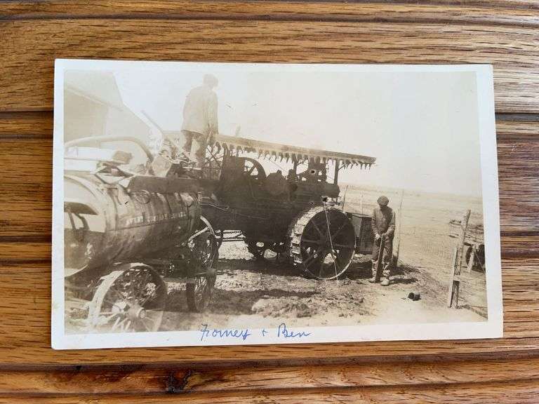 Avery Steam Engine Photo Postcard image