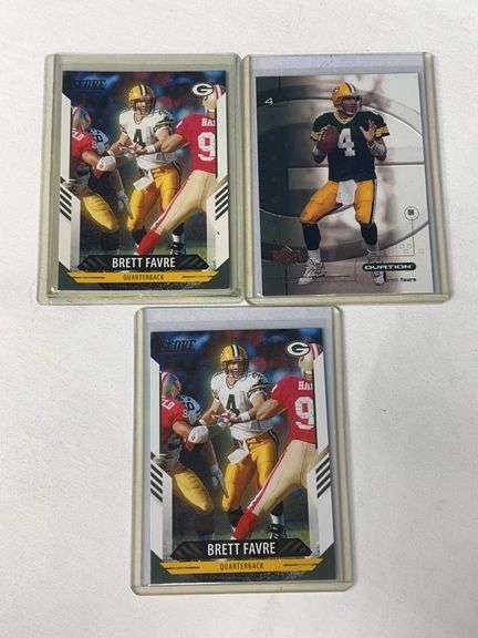 (3) Upper Deck/Score Brett Farve NFL Cards image