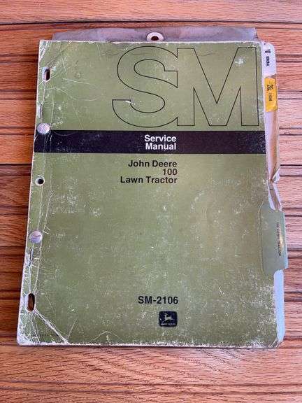 John Deere 100 L&G Tractor Service Manual image
