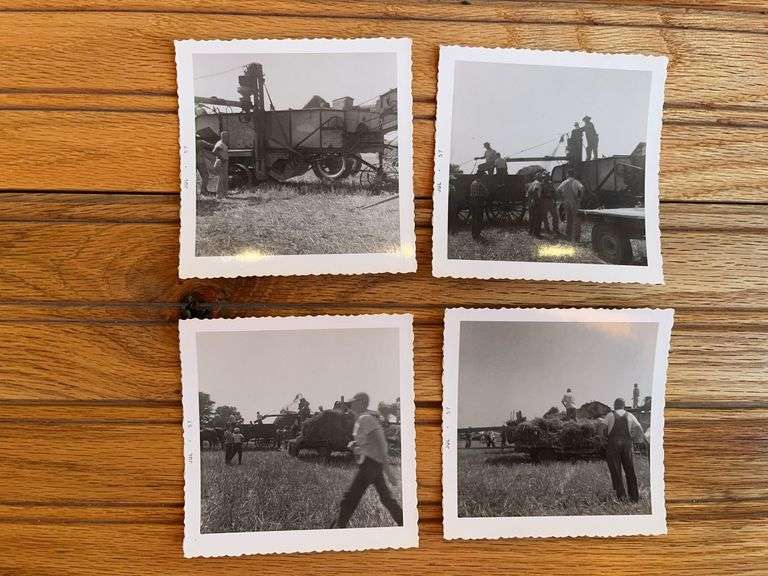 (4) Threshing Photos image