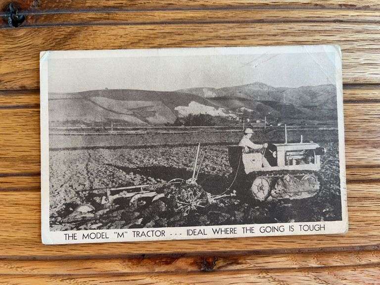 Allis Chalmers Model M Crawler Postcard image