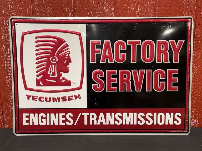 Tecumseh Engines/Transmissions Factory Service SST Sign image