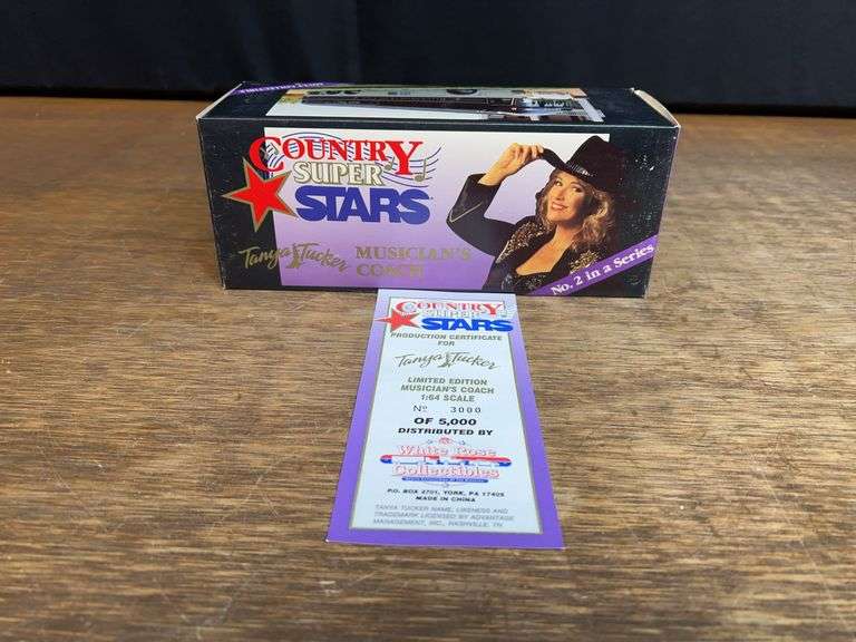 1/64 Tanya Tucker Country Super Stars Bus NIB White Rose image