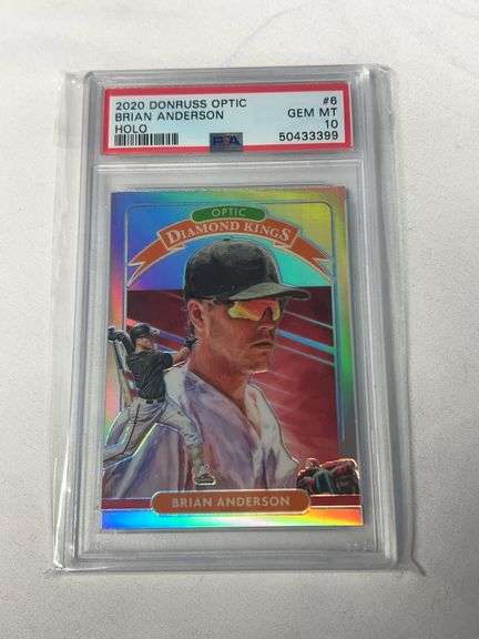 2020 Donruss Optic Holo #6 Brian Anderson Graded PSA 10 GEM image