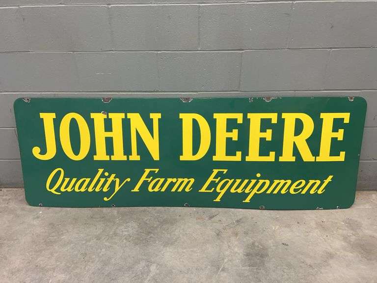 John Deere Single Sided Sign image