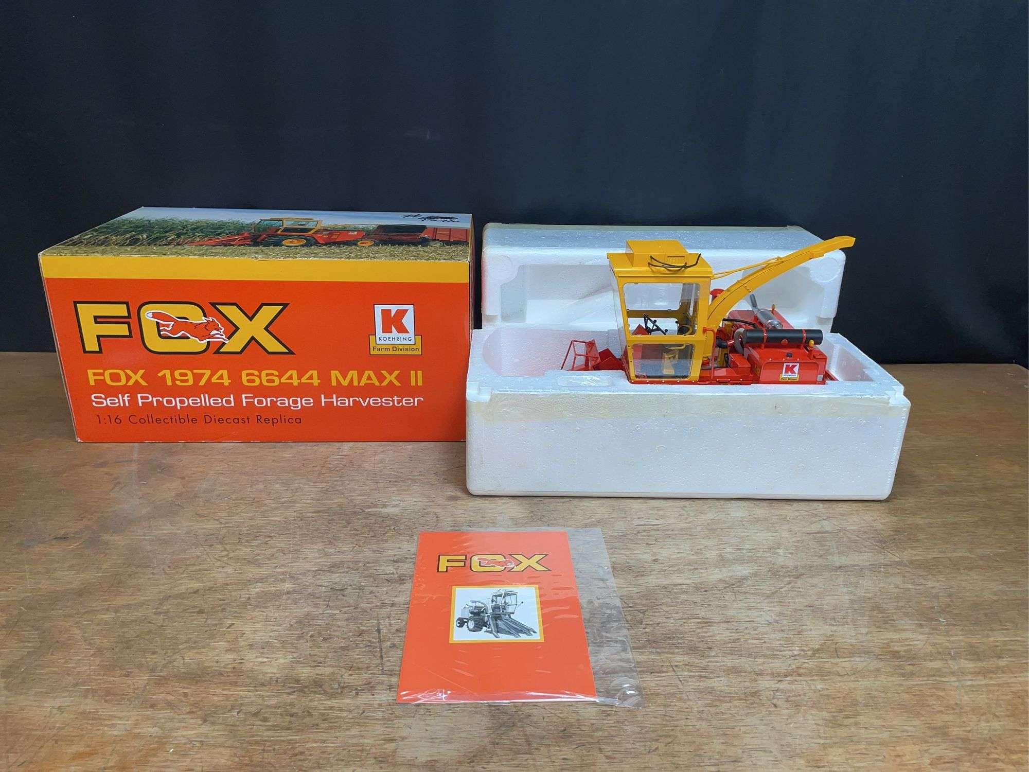 1/16 Fox 6644 Forage Harvester NIB TWH - Aumann Auctions, Inc.