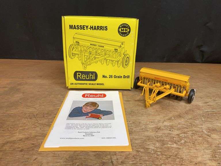 1/16 MH No. 26 Grain Drill Yellow NIB Reuhl image