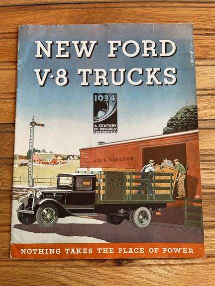 1934 Ford V8 Truck Sales Literature image
