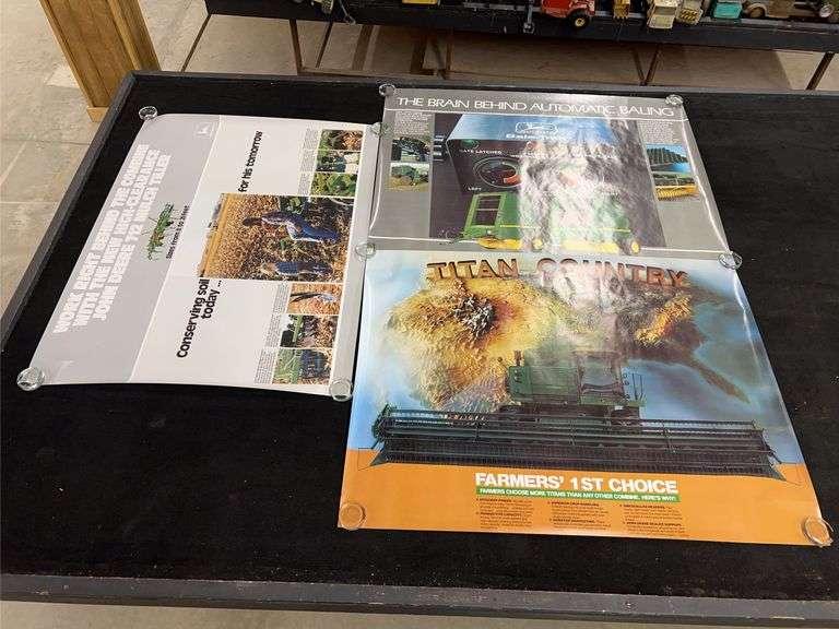 (3) John Deere Posters image