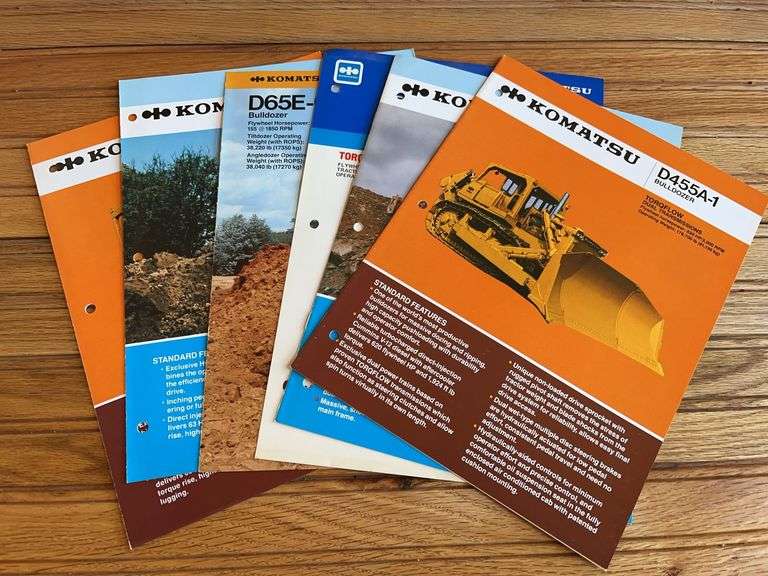 (6) Komatsu Crawler Sales Literature image