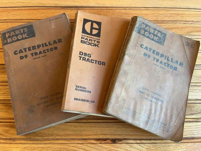 (3) Caterpillar D9 Crawler Manuals image
