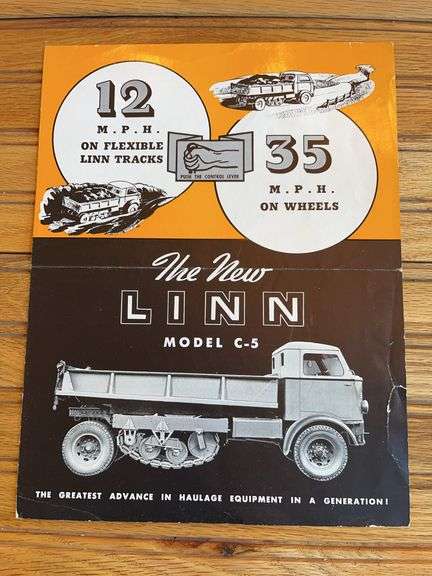 Linn C-5 Truck Sales Literature image