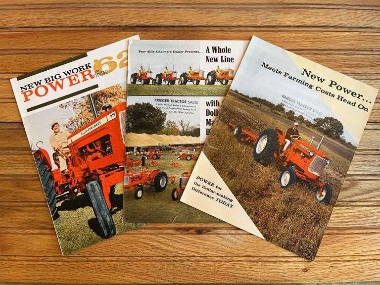 (3) Allis Chalmers Sales Literature image