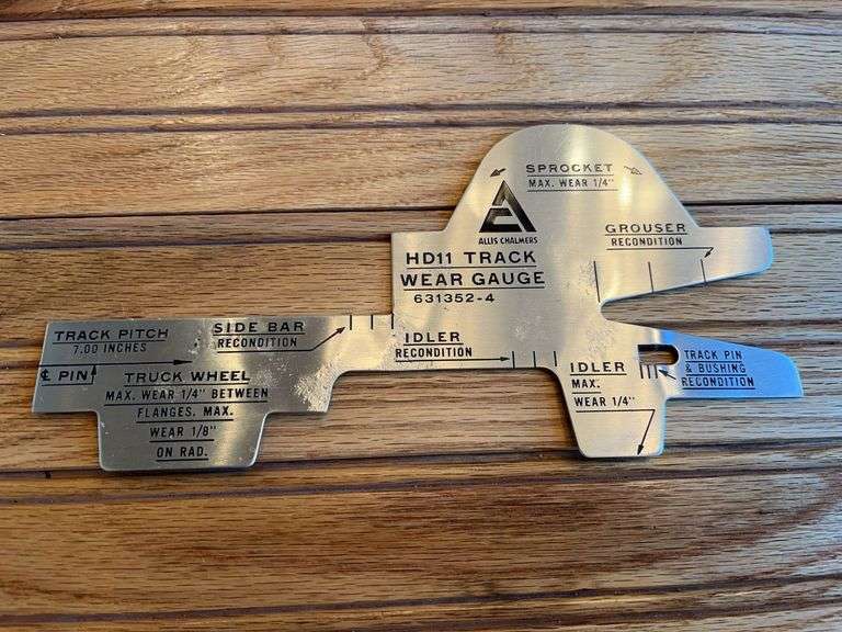 Allis Chalmers HD11 Crawler Track Wear Gauge image