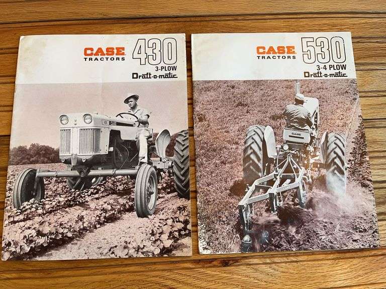 (2) Case 430 + 530 Tractor Sales Literature image