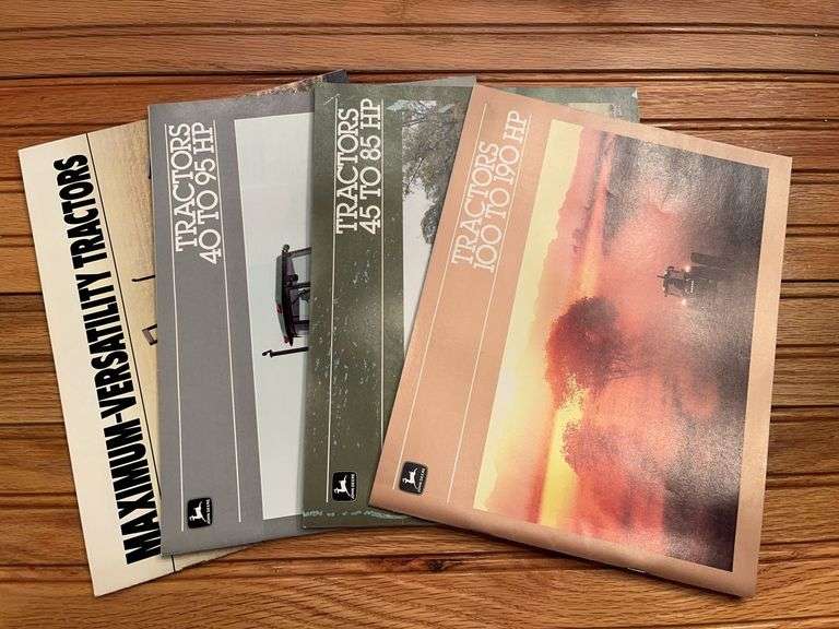 (4) John Deere Tractor Sales Literature image