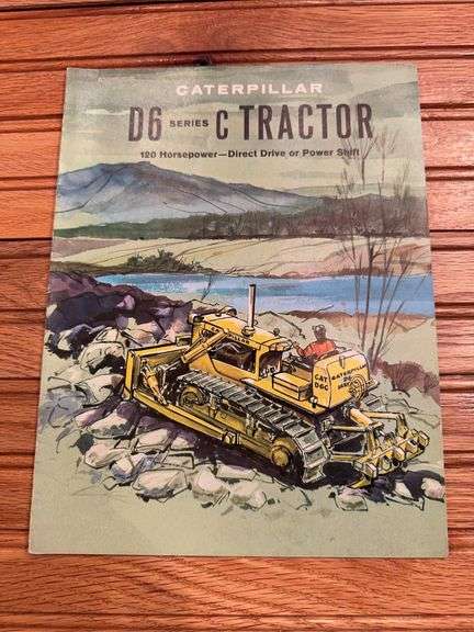 Caterpillar D6 Crawler Sales Literature image