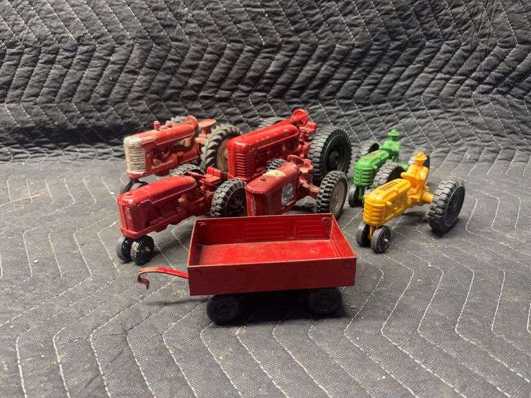 (7) Tractors and Wagon image