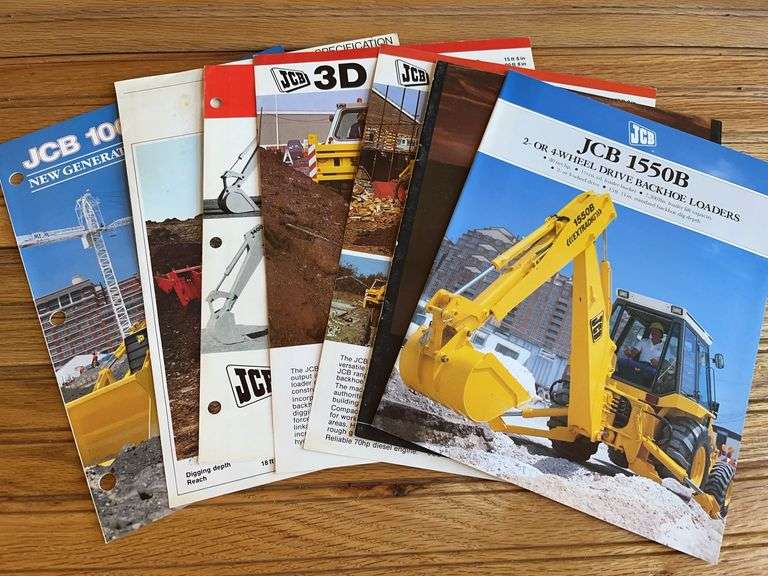 (8) JCB Backhoe Sales Literature image