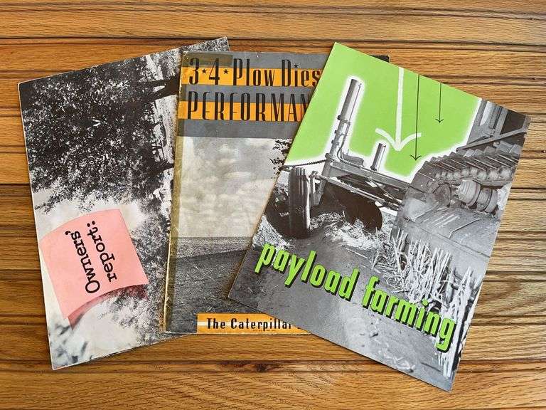 (3) Caterpillar Crawler Sales Literature image