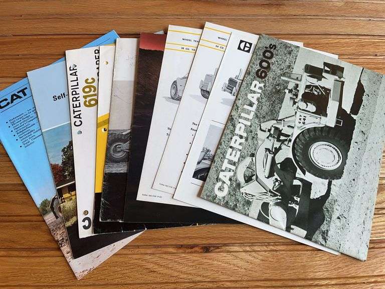 (10) Caterpillar Scrapper Sales Literature image