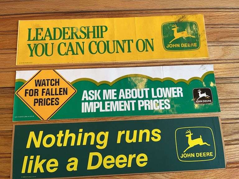 (3) John Deere Bumper Stickers image