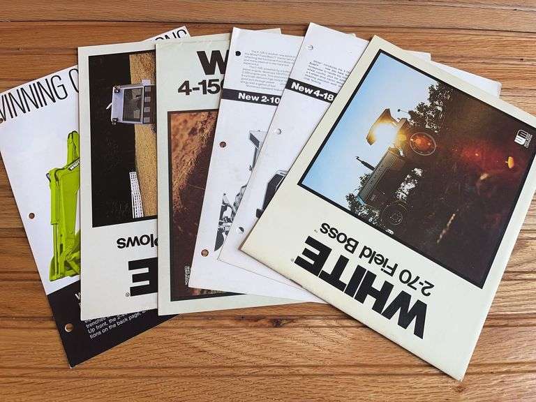 (7) White Tractor + Industrial Sales Literature image