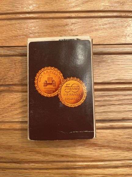 1954 Caterpillar 50 Years On Tracks Playing Cards image