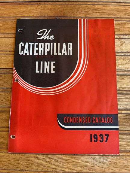1937 Caterpillar Line Condensed Catalog image