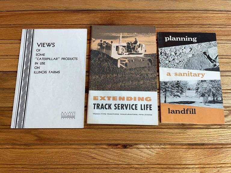 (3) Caterpillar Sales Literature image