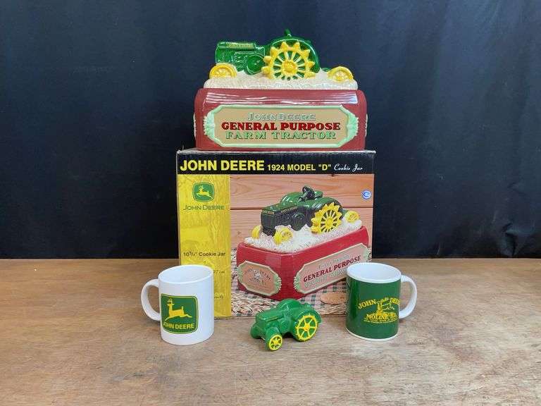 John Deere Cookie Jar, Mugs, Shaker image