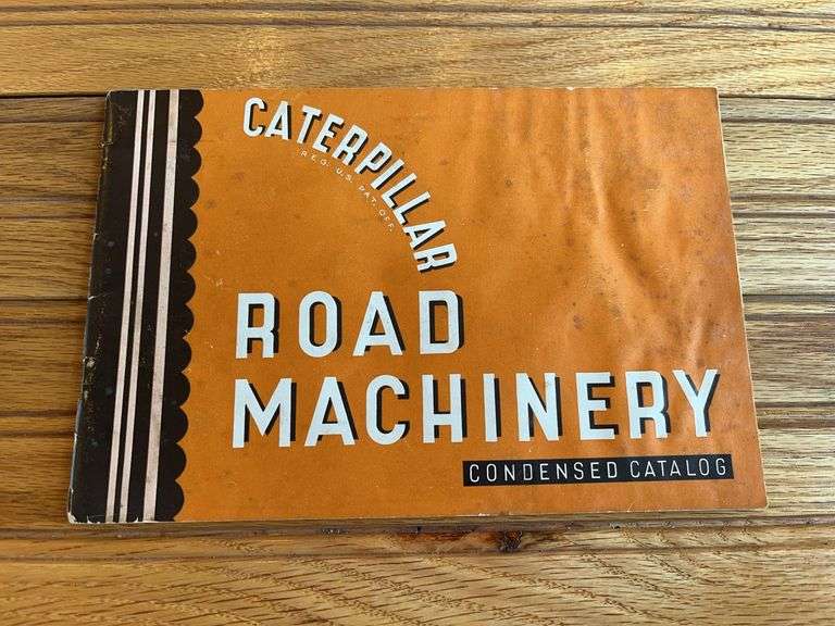 1933 Caterpillar Road Machinery Condensed Catalog image