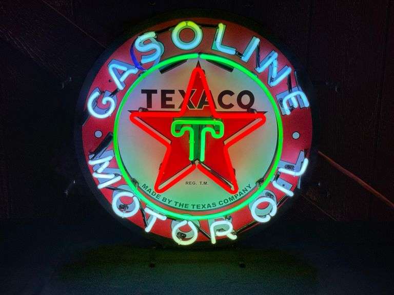 Newer Production Texaco Neon Sign image