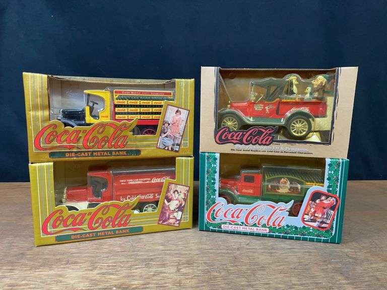 (4) Coca-Cola Trucks NIB image