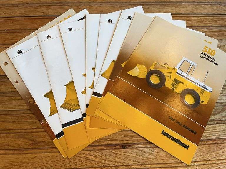 (9) IH Pay Loader Sales Literature image
