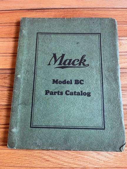 Mack Truck Model BC Parts Catalog image