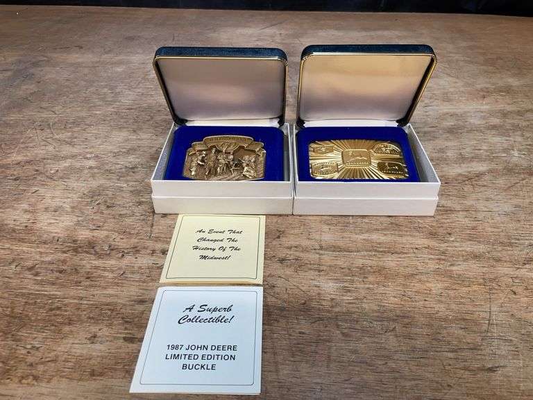 (2) John Deere Belt Buckles image