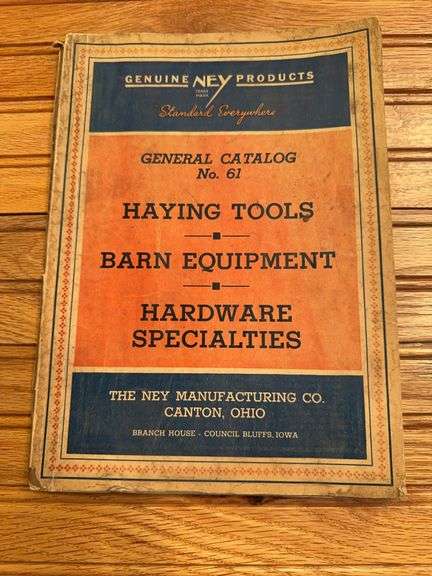 Ney Mfg. Co. General Catalog No. 61 image