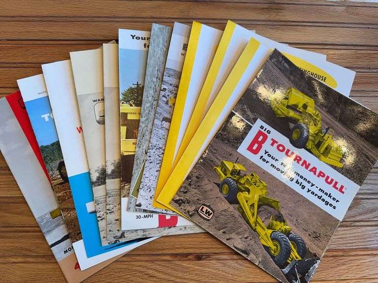 (12) Le Tourneau-Westinghouse Scrapper Sales Literature image