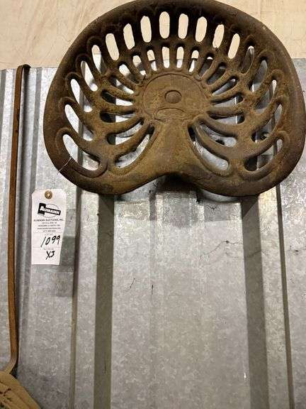 (2) Cast Iron Seats image