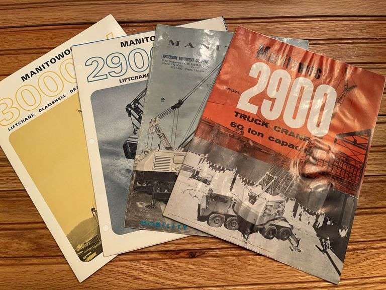 (4) Manitowoc Crane Sales Literature image