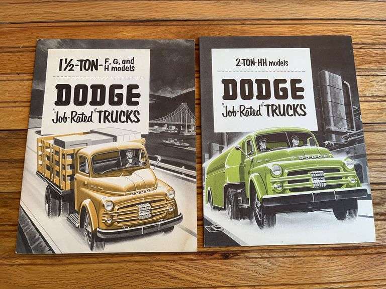 (2) 1951 Dodge Truck Sales Literature image