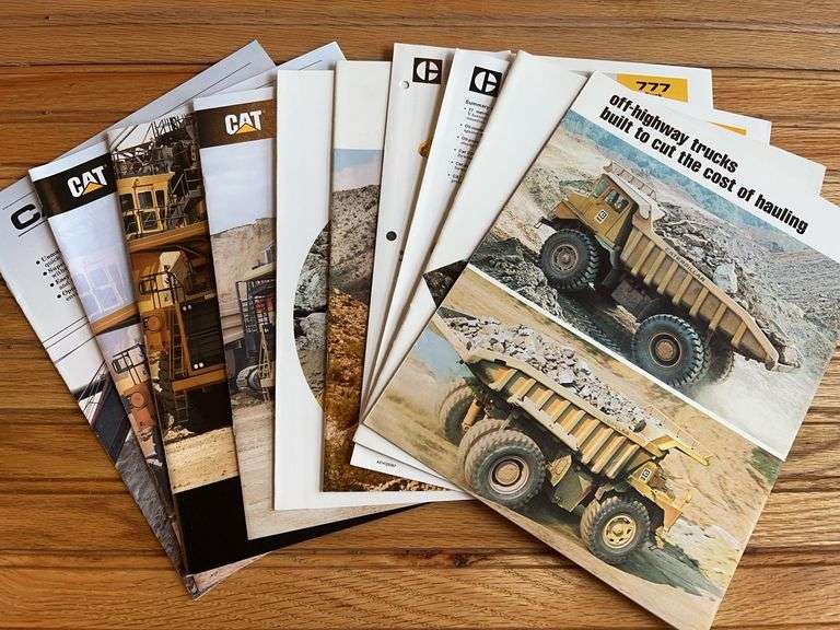 (10) Caterpillar Truck Sales Literature image