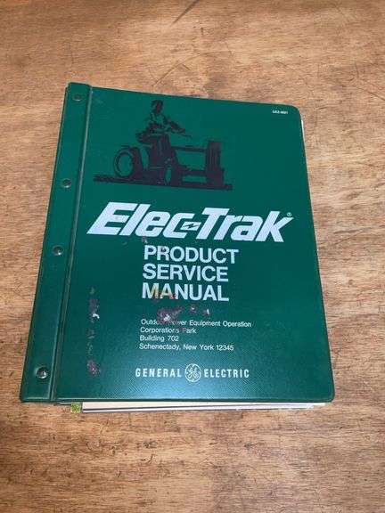 GE Elec-Trak L&G Tractor Service Manual image