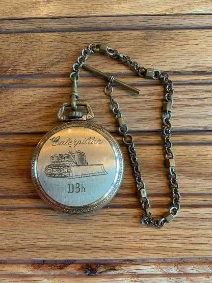 Caterpillar D8H Crawler Pocket Watch image