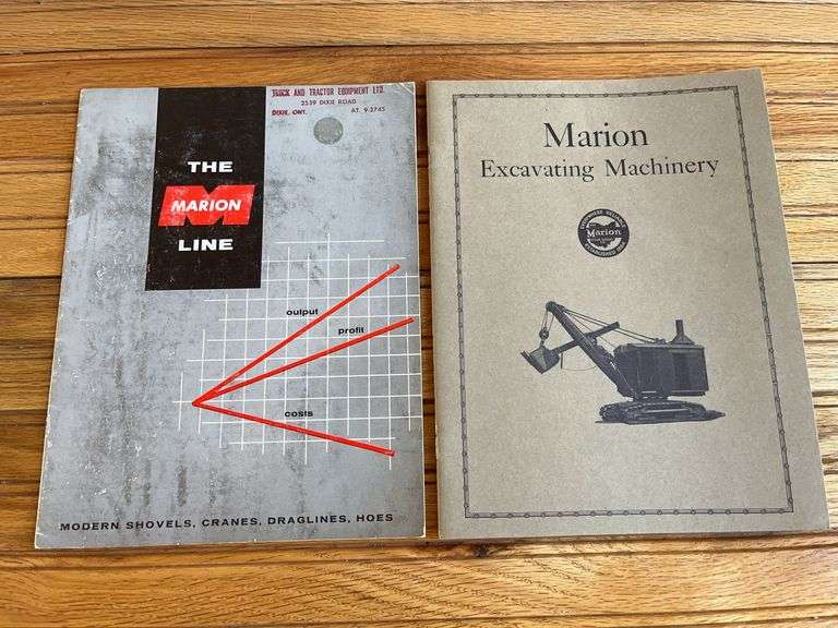 (2) Marion Power Shovel Sales Literature image