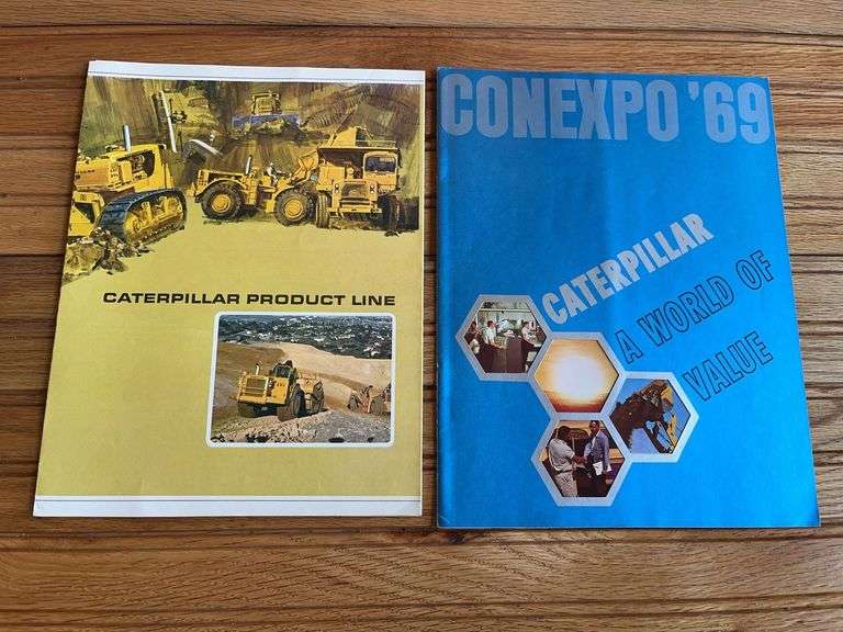(2) 1969 Caterpillar Sales Literature image